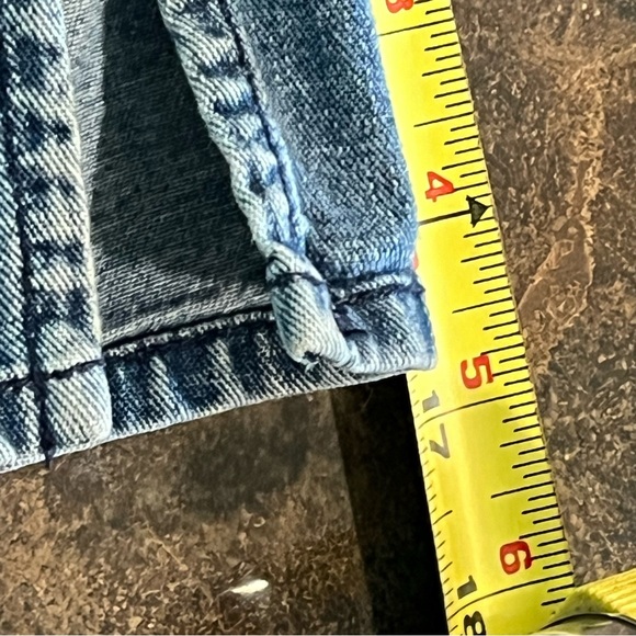 Y2K Vintage Tommy Hilfiger Flag Logo Denim Mini Skirt Size 3 EUC - Picture 11 of 13